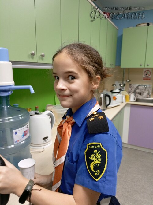 Занятиях в детском клубе «Флагман»